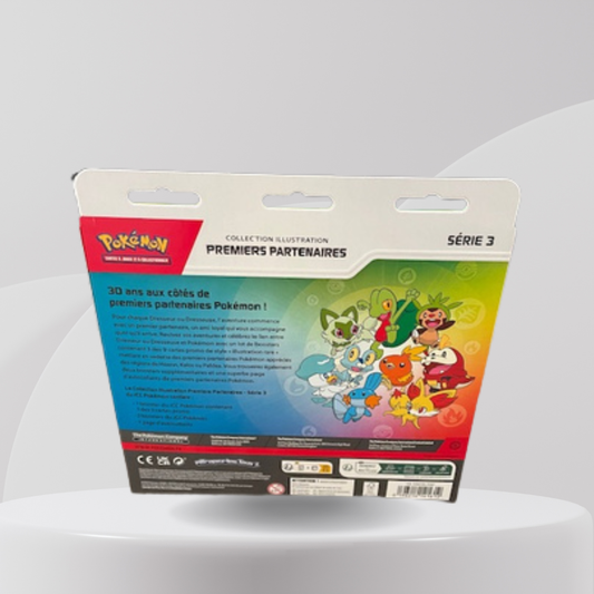 Coffret Pokémon Collection Illustration Premiers Partenaires – Série 3