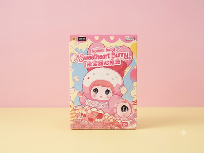 Blind Box Nommi Baby "Sweetheart Bunny" – Boîte Surprise Porte-Clés Peluche