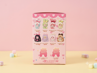 Blind Box Nommi Baby "Sweetheart Bunny" – Boîte Surprise Porte-Clés Peluche