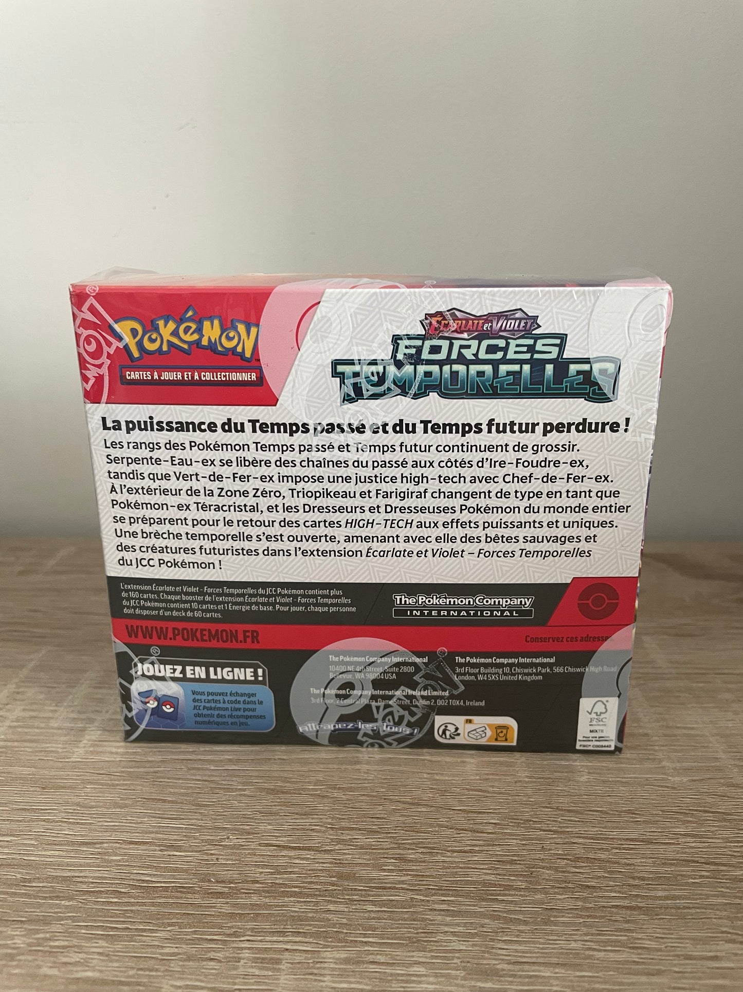 Display de 36 Boosters Écarlate et Violet : Forces Temporelles (EV05) — JCC Pokémon (VF)