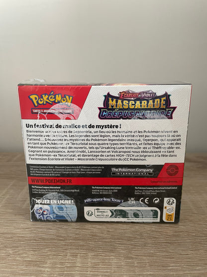 Display de 36 Boosters Écarlate et Violet : Mascarade Crépusculaire (EV06) — JCC Pokémon (VF)