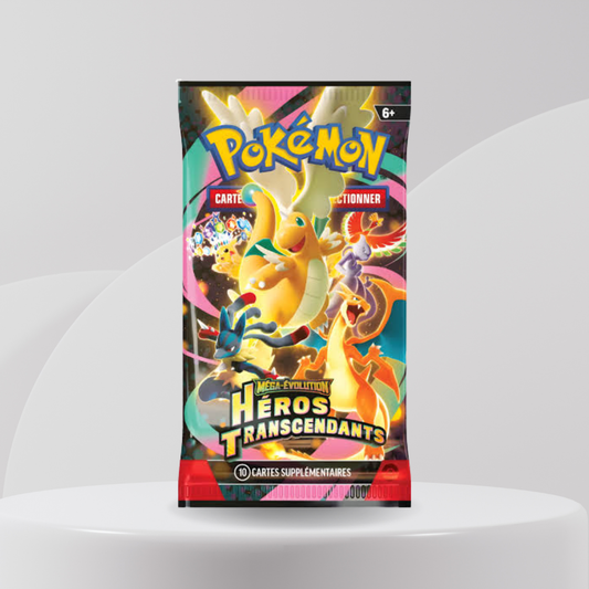 Booster Pokémon – Méga-Évolution : Héros Transcendants (Illustration aléatoire)