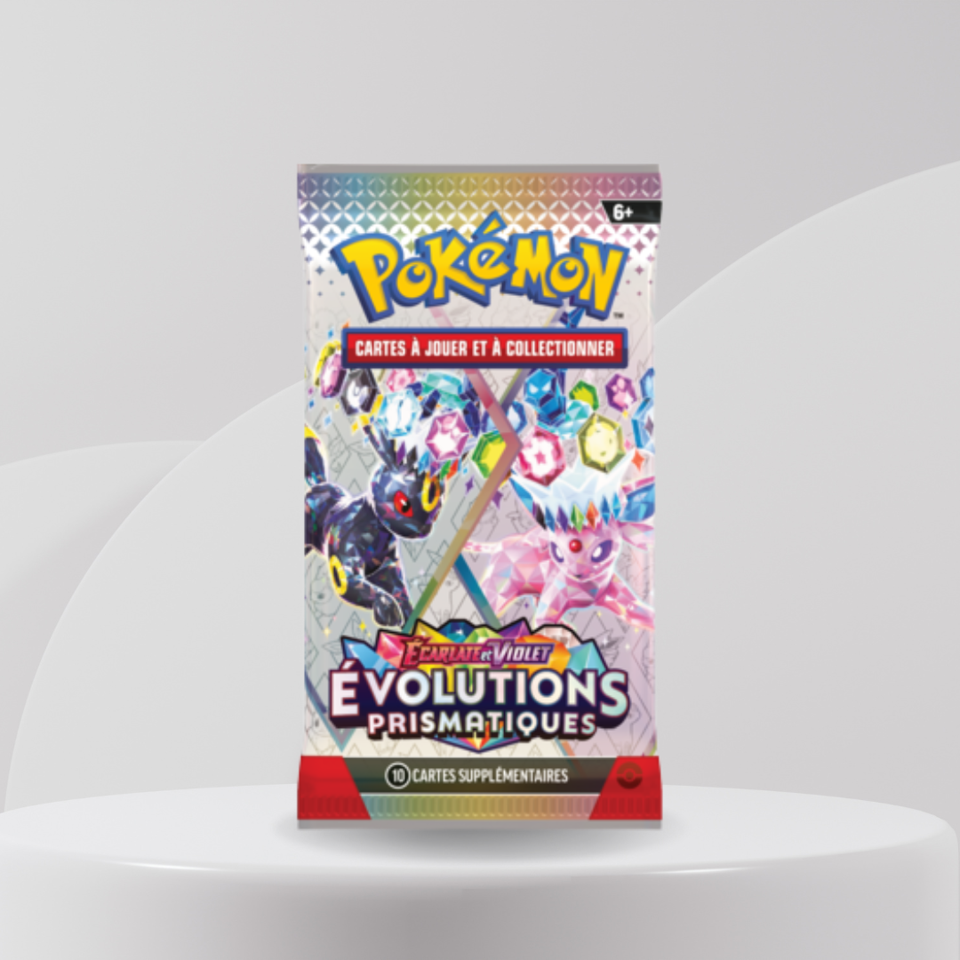 Booster Pokémon – Évolutions Prismatiques EV 8.5 - Pokémon FR