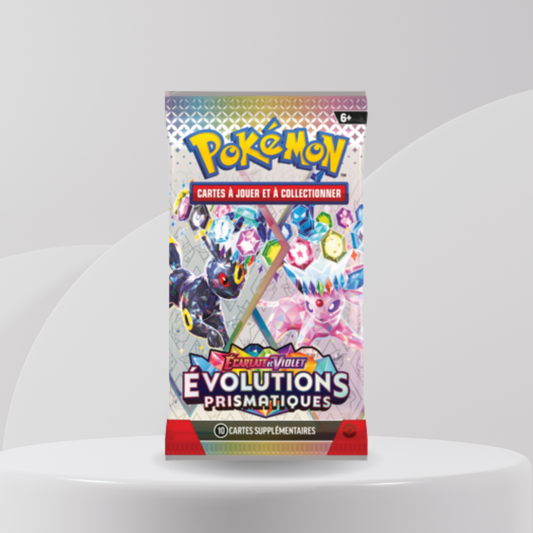 Booster Pokémon – Évolutions Prismatiques EV 8.5 - Pokémon FR