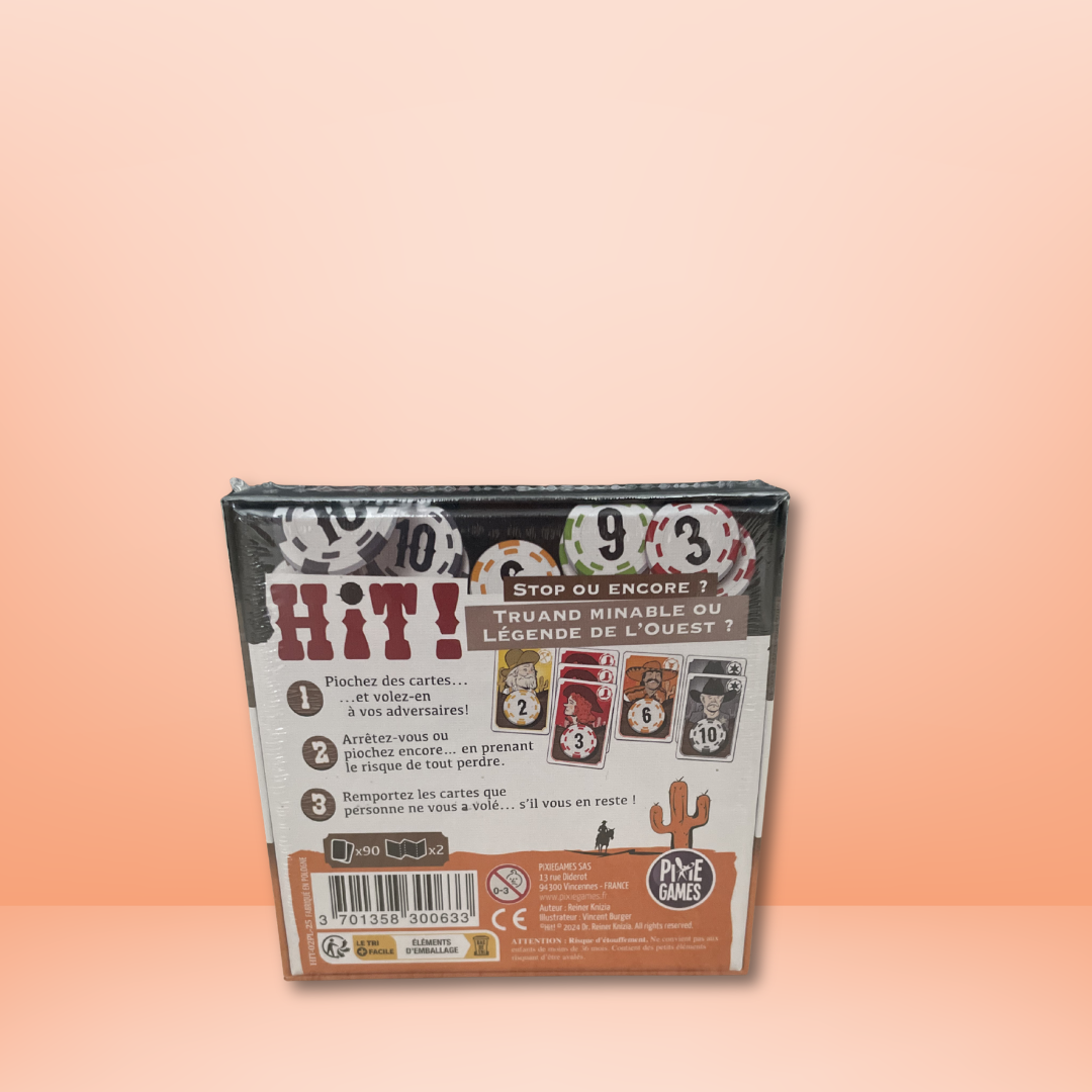 HIT ! — Jeu d'Ambiance, de Cartes - Pixie Games - Dès 10 ans