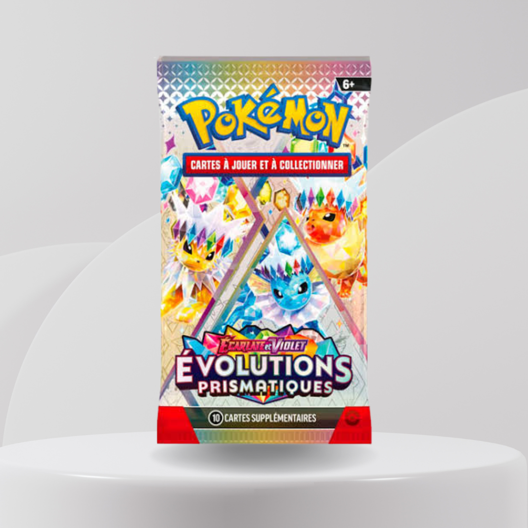 Booster Pokémon – Évolutions Prismatiques EV 8.5 - Pokémon FR