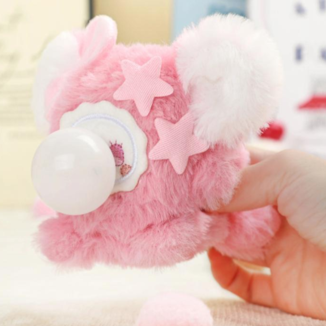 Blind Box - Lucky Emma : Rua Rua Zoo Bubble Puff Series - Peluche Porte-Clés Mystère