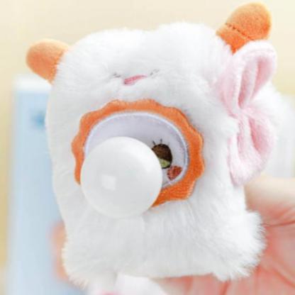 Blind Box - Lucky Emma : Rua Rua Zoo Bubble Puff Series - Peluche Porte-Clés Mystère